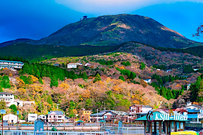箱根芦ノ湖からの箱根 駒ヶ岳の画像