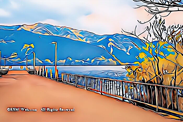 箱根九頭竜神社の桟橋