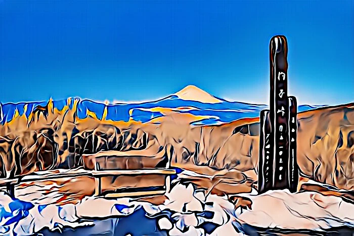 杓子峠からの富士山