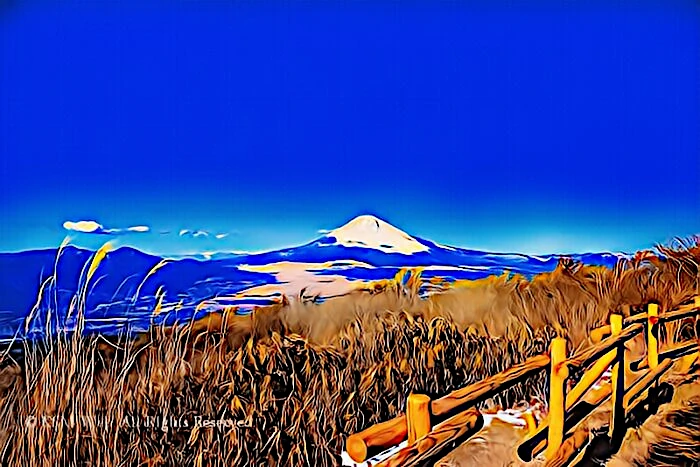 三国峠からの富士山