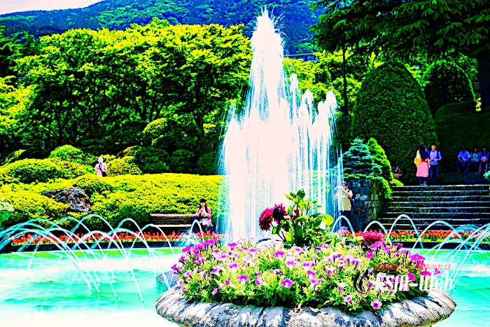 箱根強羅公園の噴水