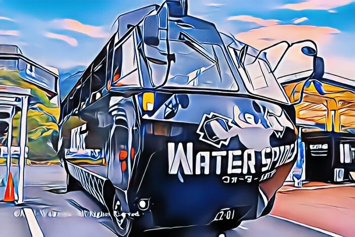 箱根園 水陸両用バス（忍者バス）