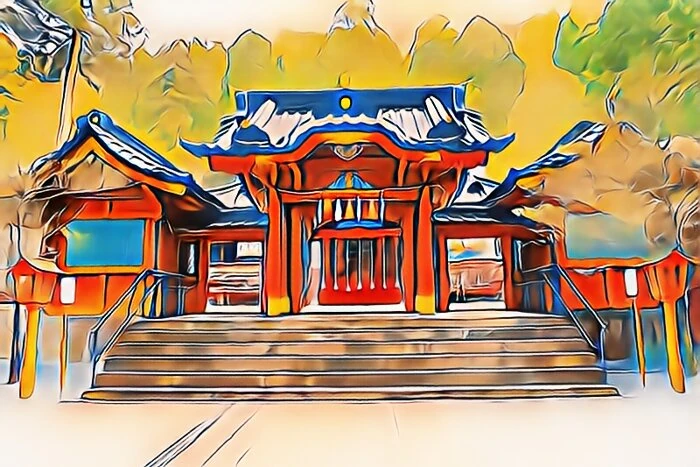 箱根神社神門