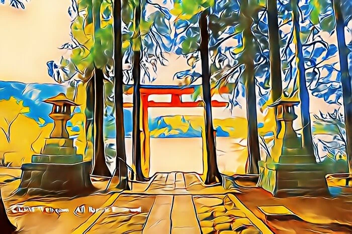 箱根神社平和の鳥居