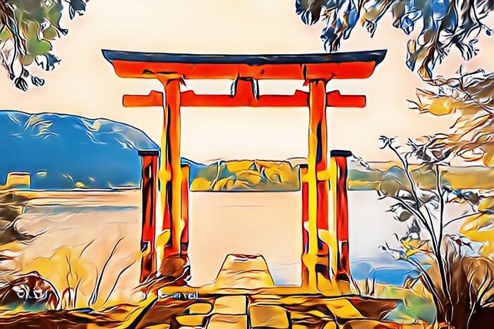 箱根神社平和の鳥居