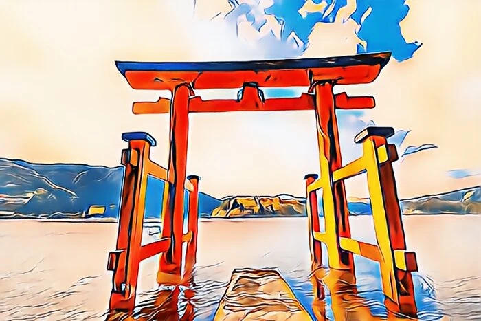 箱根神社平和の鳥居