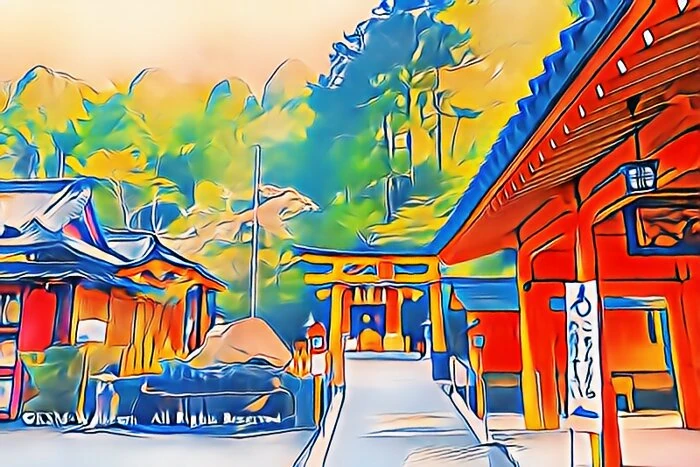 龍神水と九頭龍神社新宮