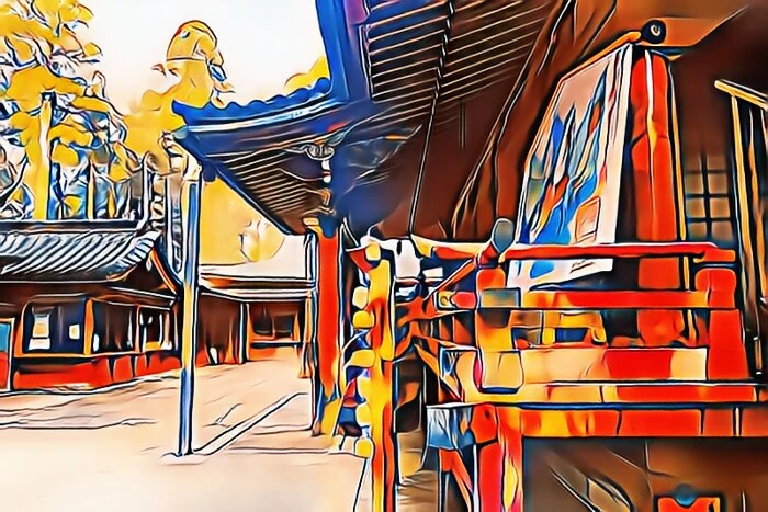 箱根神社拝殿/お札所