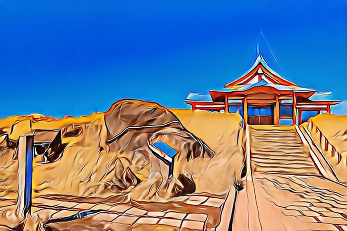 箱根元宮拝殿と鳥居