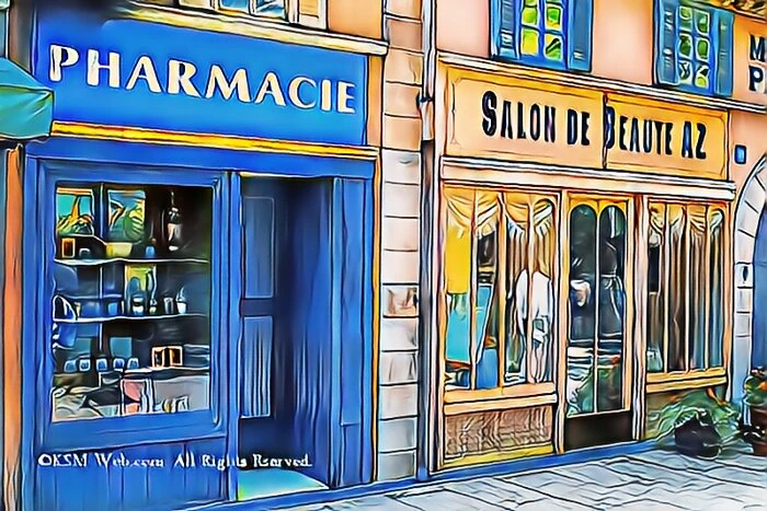フランス風の店