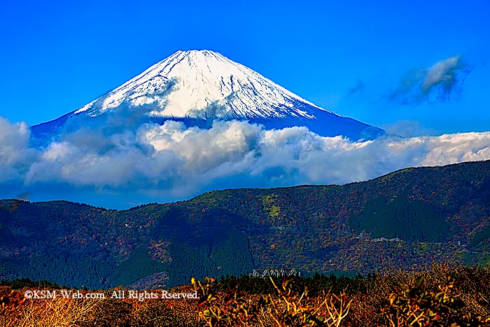 大涌谷からの富士山