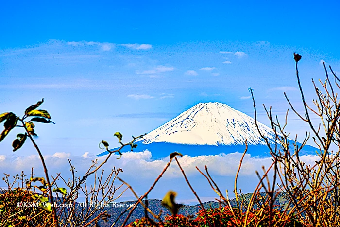 大涌谷からの富士山