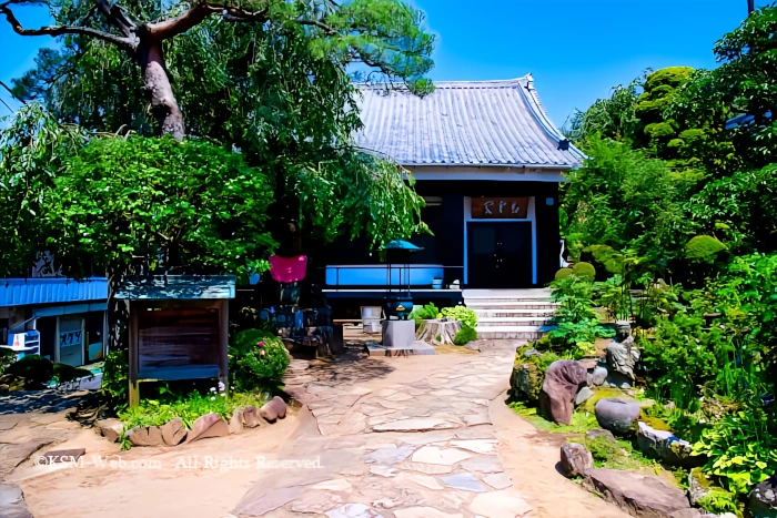 箱根正眼寺起雲閣と地蔵菩薩