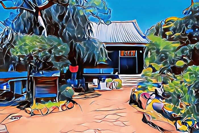 箱根正眼寺起雲閣と地蔵菩薩