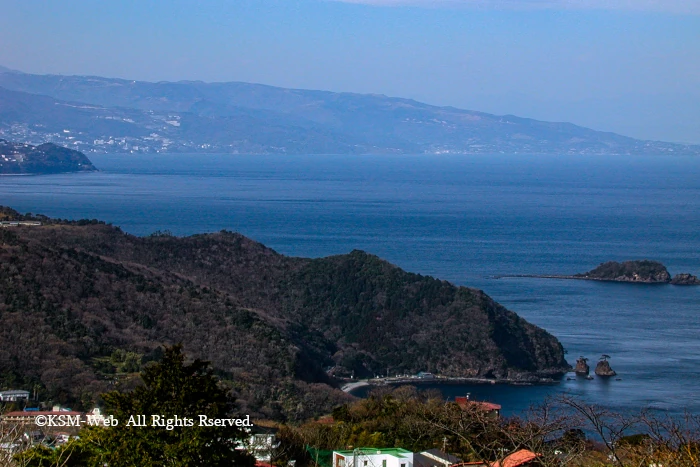 小室山公園 山頂からの眺め