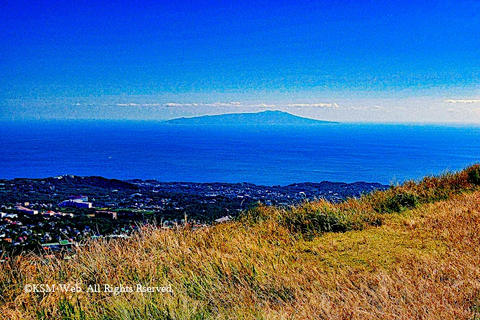 大室山山頂からの景観