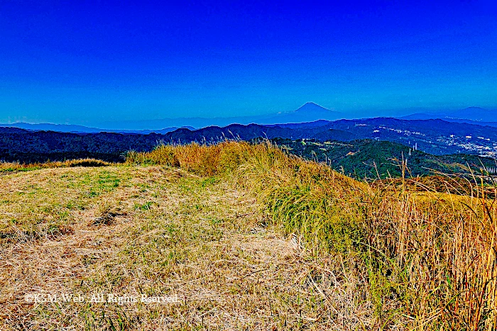 大室山山頂からの富士