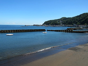 網代温泉海水浴場の写真