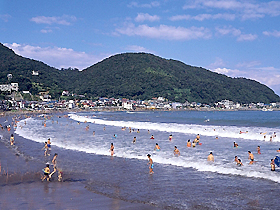 宇佐美海水浴場の写真