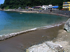安良里海水浴場の写真