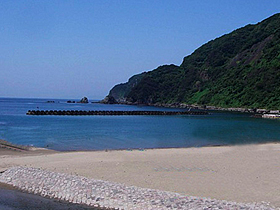 宇久須海水浴場の写真