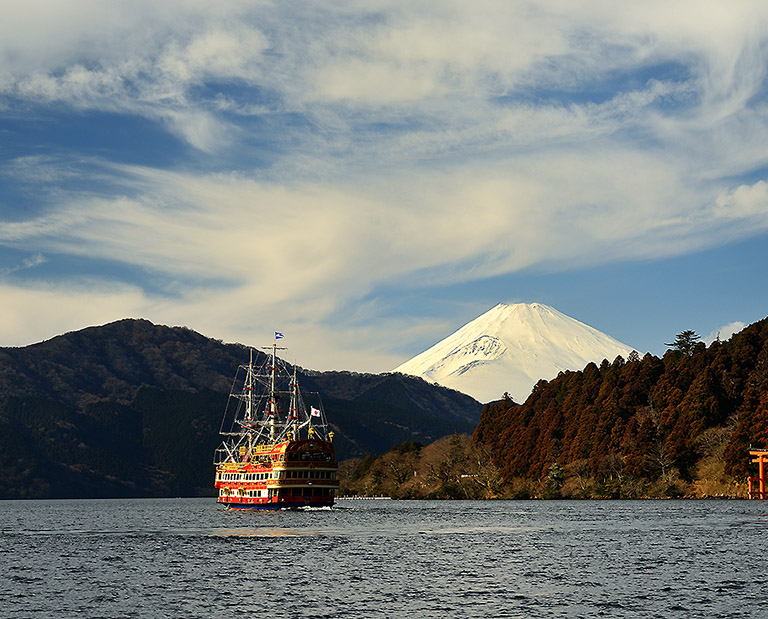 箱根芦ノ湖からの富士山