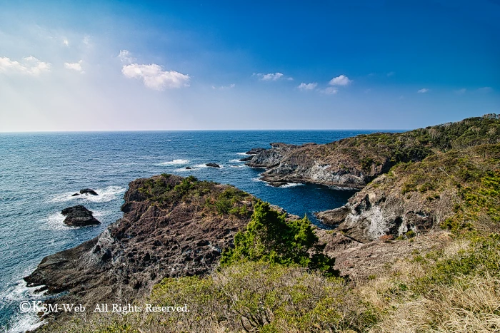 石廊崎の景観（駿河湾及び遠州灘）