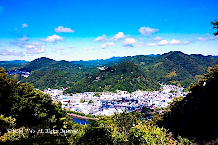 寝姿山展望台からの景観