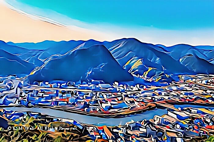 寝姿山展望台からの景観