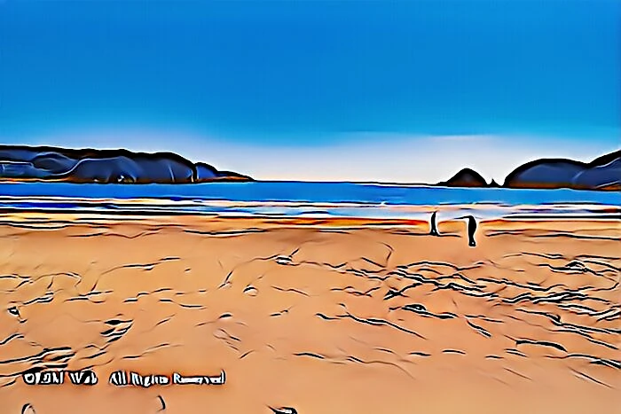 弓ヶ浜 大滝の上流
