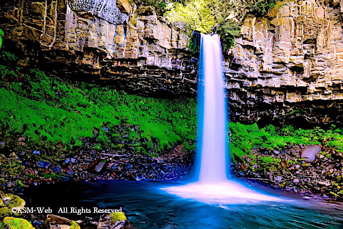 工事後萬城の滝