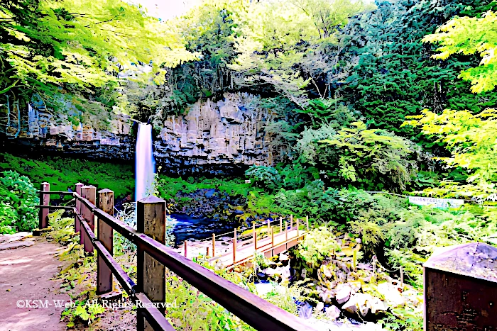 工事後萬城の滝