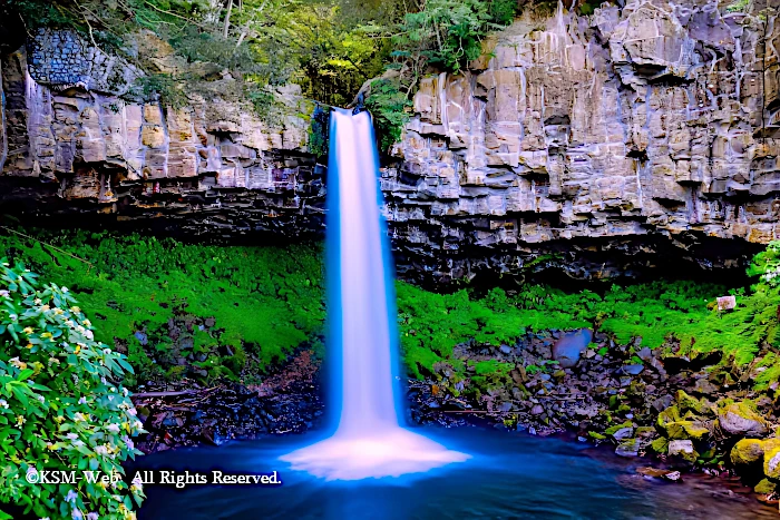 工事後萬城の滝