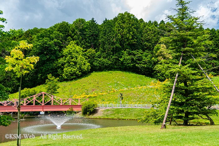 虹の郷クテニー湖の鉄橋