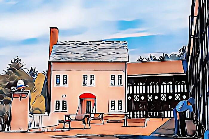 虹の郷メイフラワー裏