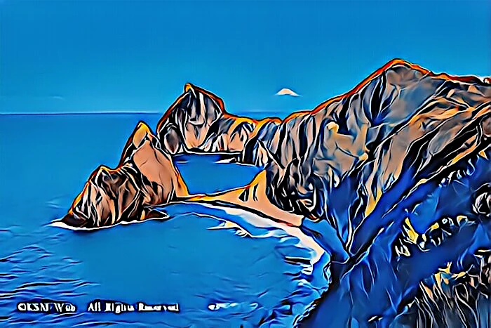 千貫本,鳥帽子山と富士山