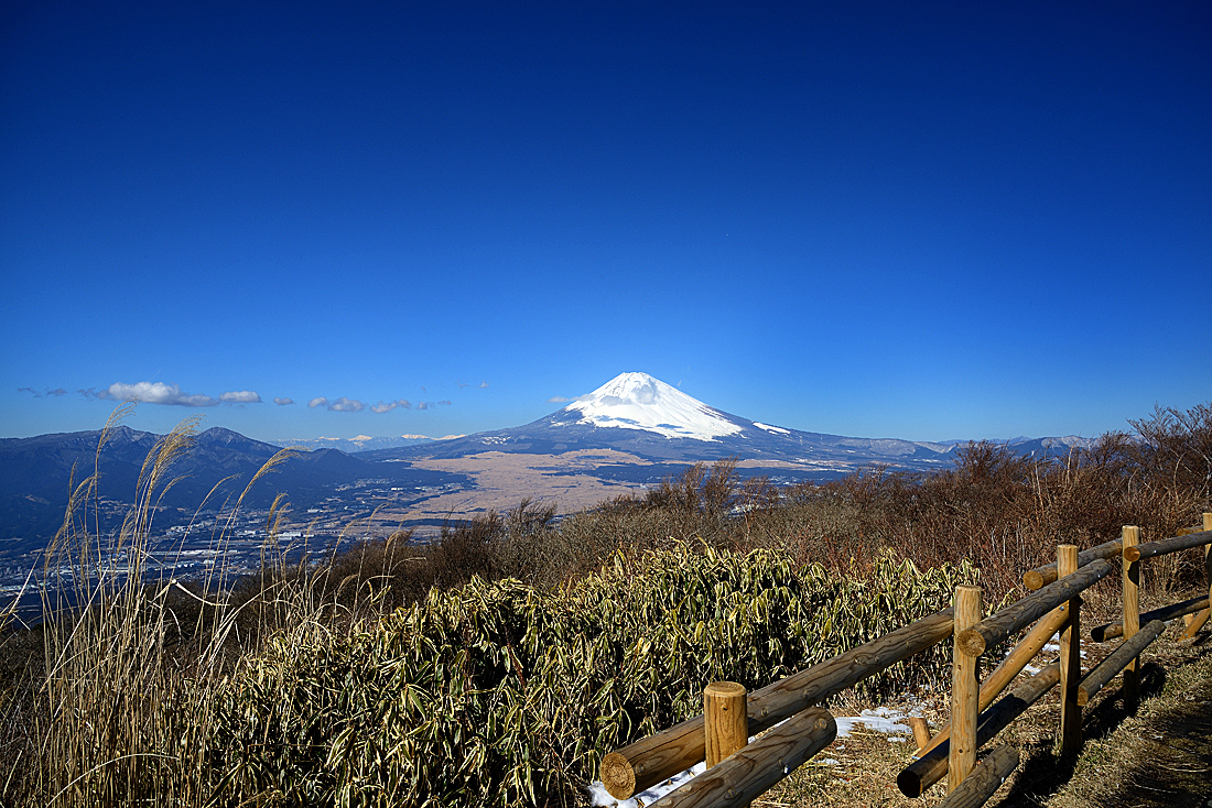 芦ノ湖スカイライン三国峠からの富士山