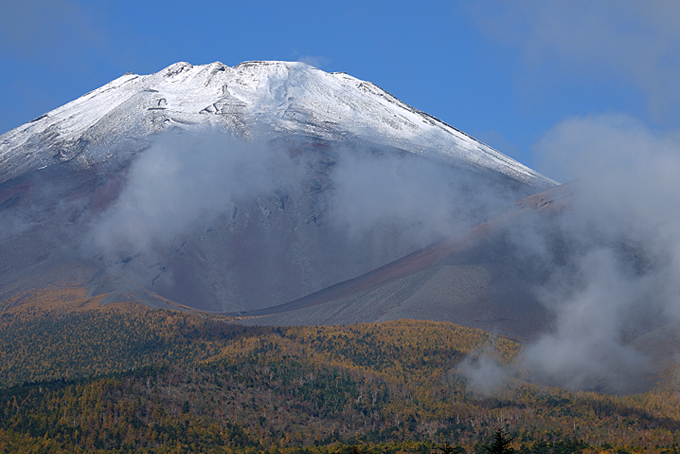 富士山南麓の紅葉