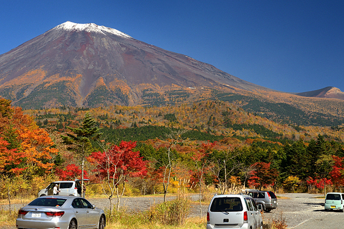 富士山南麓の紅葉