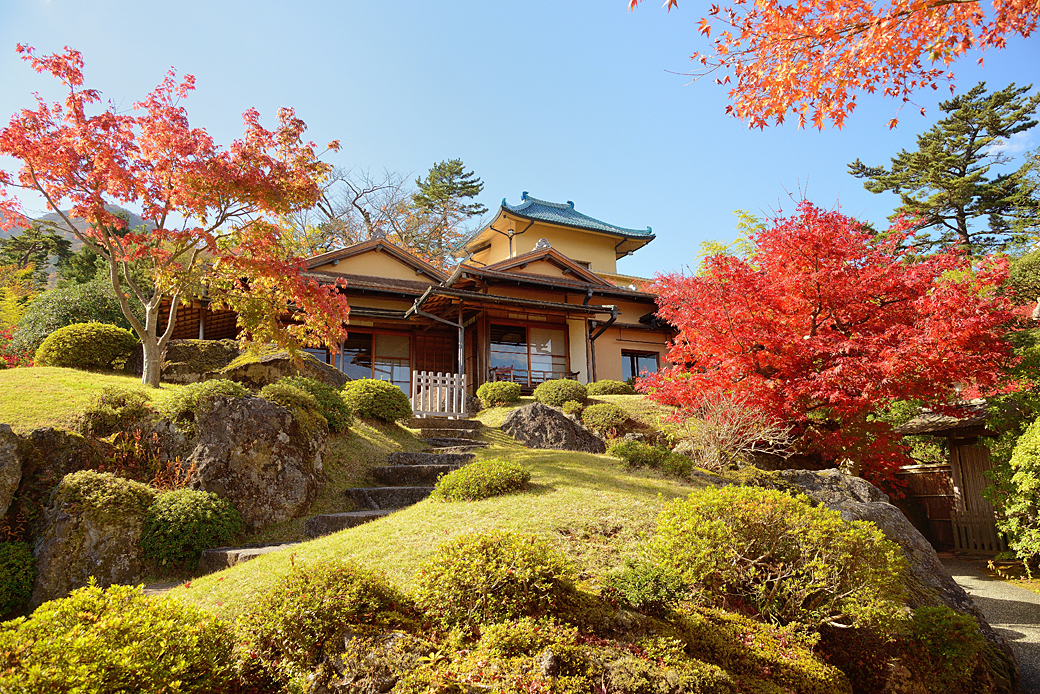 箱根美術館の紅葉