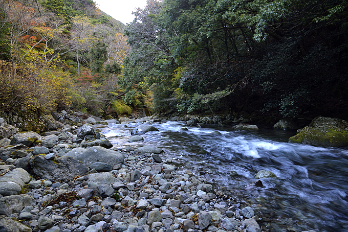 滑沢渓谷の紅葉