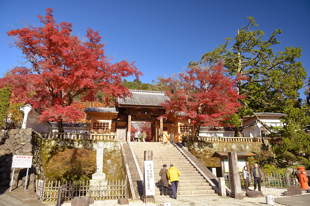 >修善寺温泉の紅葉