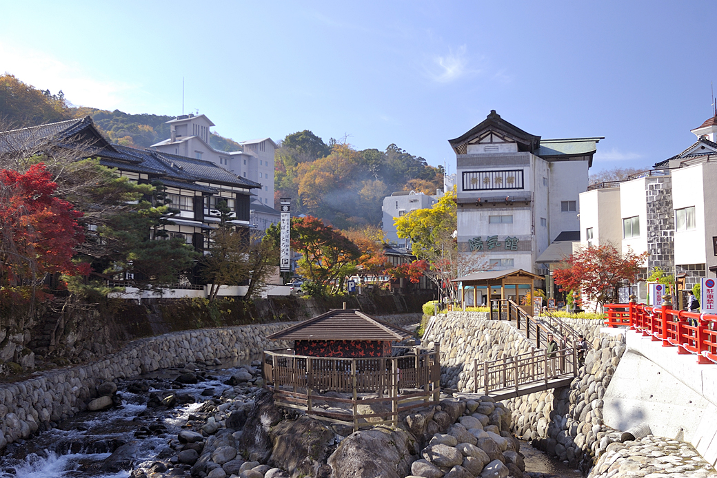 修善寺温泉の紅葉