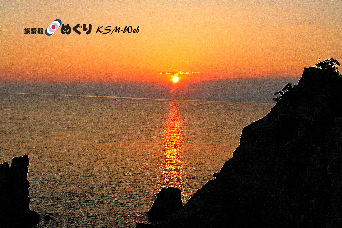 黄金崎の夕景