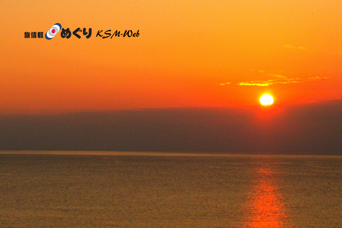黄金崎の夕景